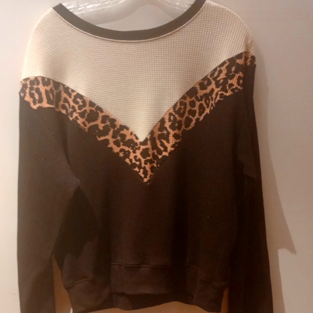 Black woman's long sleeve shirt